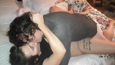 My girlfriend eats whipped cream off my ass then fucks my pussy - 10 image