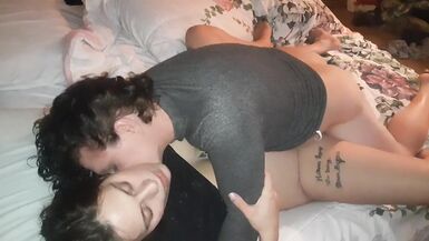 My girlfriend eats whipped cream off my ass then fucks my pussy
