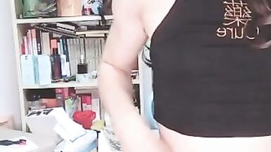 Asain transgirl in school uniform playing 2021-9-4 - 15 image