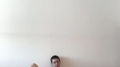 Hairy Nonbinary Attempts Slut Self DP Masturbation - 2 image