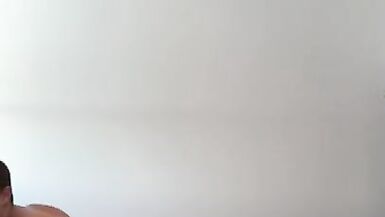 Hairy Nonbinary Attempts Slut Self DP Masturbation - 8 image