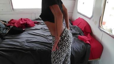 Dancing n moving my ass in my pijama while rolling a spliff. Lick my dirty soles before I slap you. - 1 image