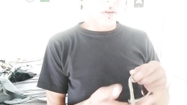 Dancing n moving my ass in my pijama while rolling a spliff. Lick my dirty soles before I slap you. - 2 image