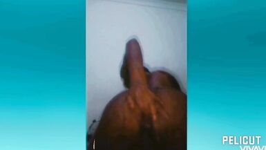 EBONY SHEMALE GOING SOLO - 4 image