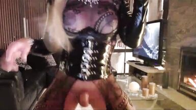 TS Melissa Glamour Play & Tease in PVC Corset - 10 image