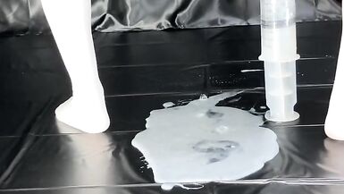 enema with white lotion - 7 image