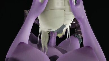 Night elf futa x sylvanas 3d - 5 image