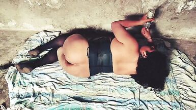 Shemale ELIZABETH in ritual of sex asshole insertions - 5 image