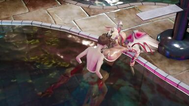 Futa on futa pool party Tracer x Mercy - 15 image