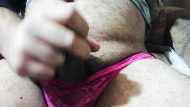 I cum in my red panties - 8 image