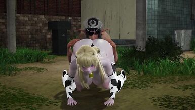 hentai Futa Cow girl Gets Fucked By Olga Discordia Futa Elf - 6 image