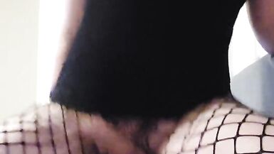 trans rides dildo and cummies at the end - 3 image