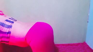 Trans Girl Gets Horny While Exercising - Sexy Maddy - 2 image