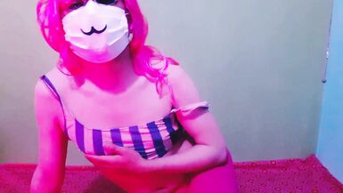 Trans Girl Gets Horny While Exercising - Sexy Maddy - 3 image