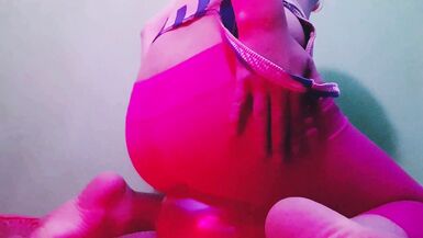 Trans Girl Gets Horny While Exercising - Sexy Maddy - 7 image