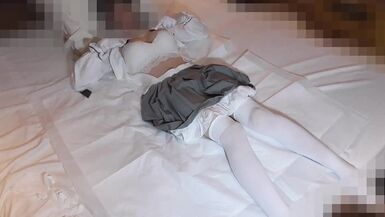 Japanese femboy masturbates anally with a dildo - 2 image