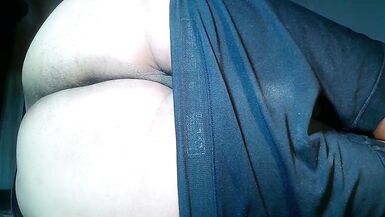 Showing her ass aside in my work's office - 12 image