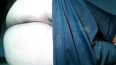 Showing her ass aside in my work's office - 6 image