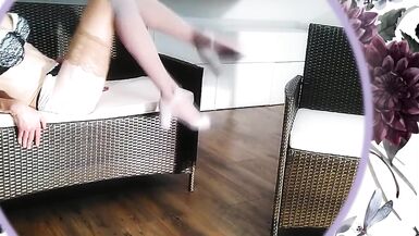 Passionate Spring Striptease in an Flary Dress - 11 image