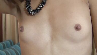 Asian Girl with Cock strippes - 3 image