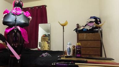 Waiting for Mistress in Self Bondage - Sissy Maid - 15 image