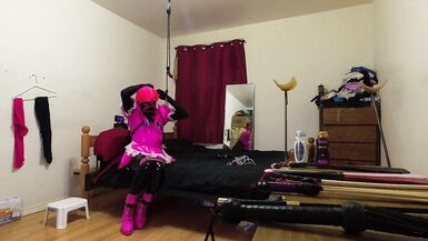 Waiting for Mistress in Self Bondage - Sissy Maid - 2 image