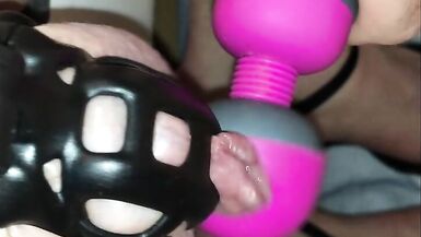 Crossdresser tries to cum in Chastity Cage - 10 image