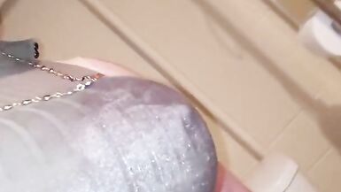 Taking The BBC In The Basement Toilet Like A Total She Cock Slut - 14 image