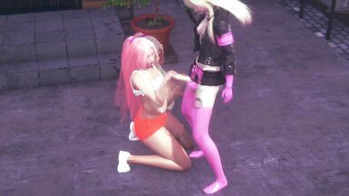 Hooters Chick gets railed by a Futa : 3D Porn Parody - 4 image