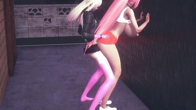 Hooters Chick gets railed by a Futa : 3D Porn Parody - 6 image