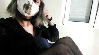 Training my ass with my dildo and cumming all over me - 6 image