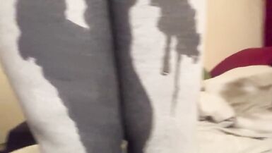 drenching my grey leggings - 14 image