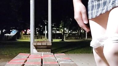 Shemale Ting-Xuan outdoor pee compilation