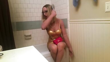 Golden Girl | Miss Eva Mae Living Silicone Doll & Female Masker - 2 image