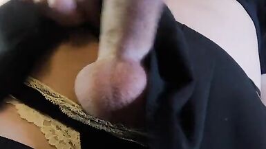 Naughty TS Goth Girl Cum Hands Free - 6 image