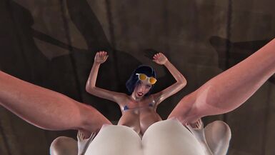 One Piece Gangbang Futa Nami + Nico Robin + Boa Hancock , DP, Anal, Squirt - 3D Hentai - 5 image