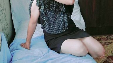 Twerking Sissy Crossdresser, Big White Ass, Sexy Body, Long Legs, Femboy, Mtf, Ladyboy, Trans, Lgbt, Spanking, Inexperienced Whi - 7 image