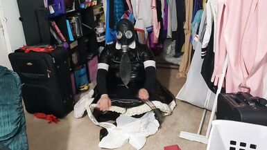PVC Sissy Various Breathplay fun Gasmask Bagging