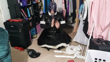 PVC Sissy Various Breathplay fun Gasmask Bagging - 4 image