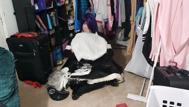 PVC Sissy Various Breathplay fun Gasmask Bagging - 7 image