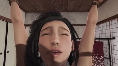 Ultimecia futa controls Tifa's body at her will - 15 image