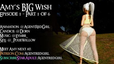 FUTANARI Babe Self-FUCK and Gushing CUM and HORNY TEACHER Fucks In CLASS - Amy's Big Wish S01-1-2-3 - 5 image