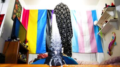 CLOSE UP TRANS ANAL. Increasing sizes. Loud Moaning - 15 image