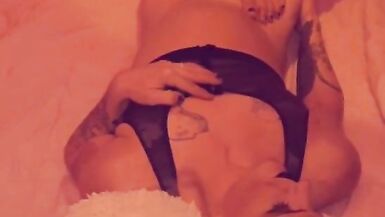 Trans girl gets a foot job and a foot in her ass! - 12 image