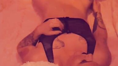 Trans girl gets a foot job and a foot in her ass! - 13 image