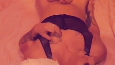 Trans girl gets a foot job and a foot in her ass! - 14 image