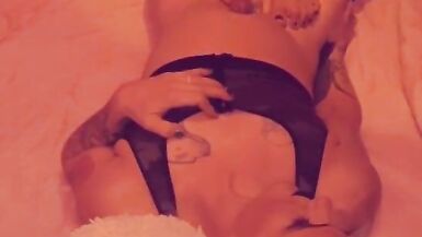 Trans girl gets a foot job and a foot in her ass! - 9 image