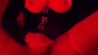 Coronavirus Crossdresser In Rubber - 1 image