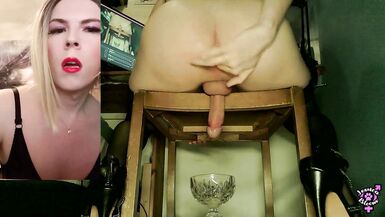 Anal Sissy Milking With Glass of Cum Jessica Bloom - 7 image