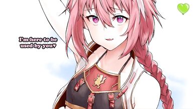 Fate Gauntlet Part 5 - JOI - Astolfo's Quiz! (Femboy, Dildo, Oral, Creampie, Sissy, Two Endings) - 3 image